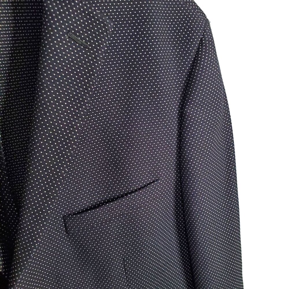 Lord & Taylor Laboratory Men's Size 44R Sportcoat Blazer Micro Polka Dot 2 Butto - Picture 8 of 14